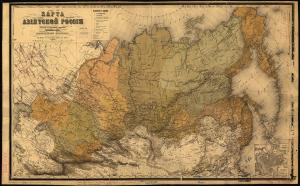 Карта Азиатской России 19в 4351-М